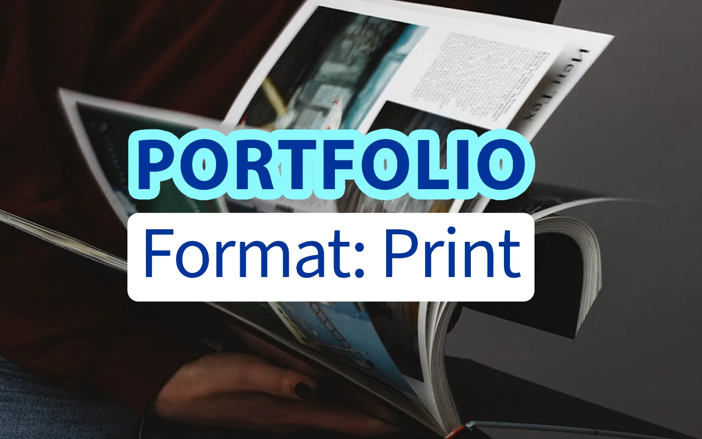 Portfolio format printed books and zines